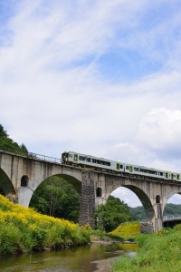 「銀河鉄道の夜」のモデルとなった釜石線です。